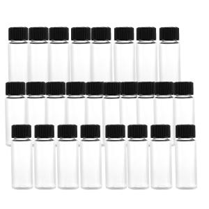 Glass Vials With Screw Caps, Small Liquid Sample Vial, Leak-Proof Vial (10ML,