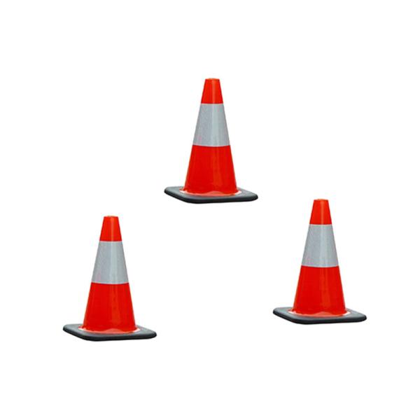 Quality Rubber Base Material 1.5KGS SH-X056 45cm Road Safety Cone for Traffic Warning Products wholesale