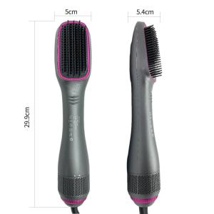 LED Display 2.2m Rotating Line PTC Heater Hair Dryer Brush For Ladies