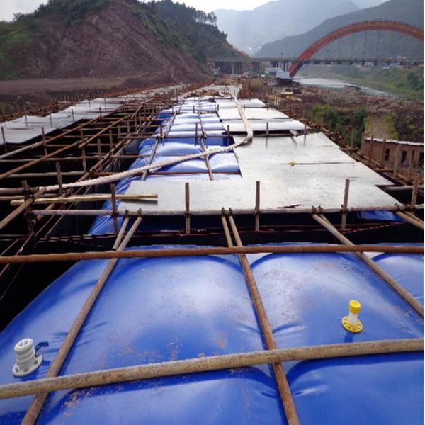 Bridge Prepressure Water Storage Bladder Tank PVC Subgrade Bridge Pressure Measurement Soft Large Capacity Water Tank