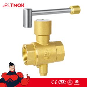Cheap 1 inch Temperature Test Hammer Lockable Threaded Brass Ball Valve for sale