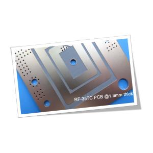 China High Frequency PCB Built on Taconic RF-35TC DK3.5 With 60mil Thick and Immersion Gold for Power Amplifier on sale