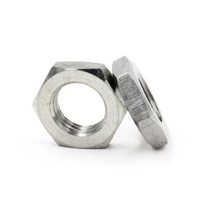 304 Stainless Steel M4 Hex Thin Nut Grade 12.9 With Customizable Finish