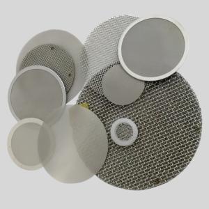 China Multi Layers Stainless Steel Wire Mesh Filter Disc For Chemical Industry on sale