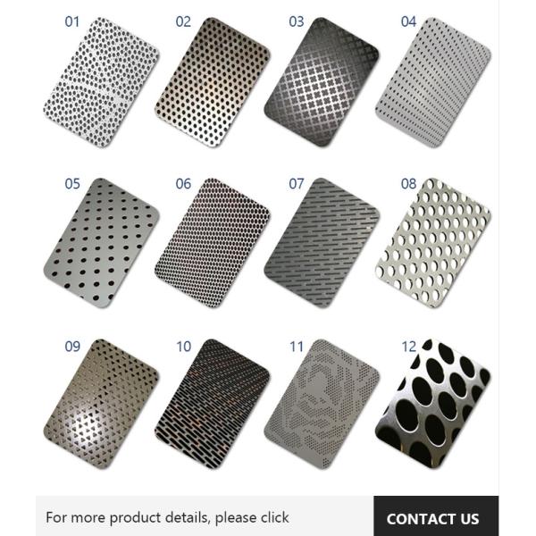 Customize Colorful Perforated Stainless Steel Sheet For Indoor Partitions Wall Decorations