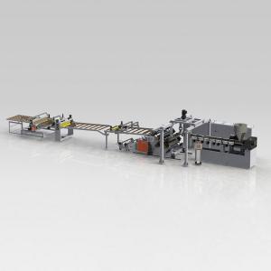 Single Screw PP Thick Plastic Board Making Machine Extrusion Line