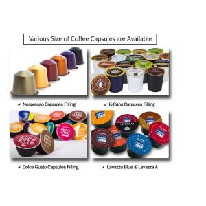 800KG Cup Filling Sealing Machine Coffee Capsule 4KW Liner Type 4 Lane