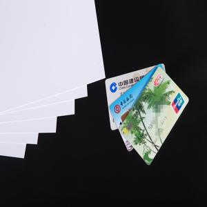 Custom Sized PVC Core White Sheet 320micron Thickness For Plastic Cards Printing