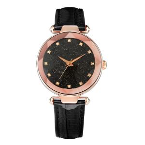 3ATM Waterproof Wrist Watch Switzerland Quartz With Leather Strap