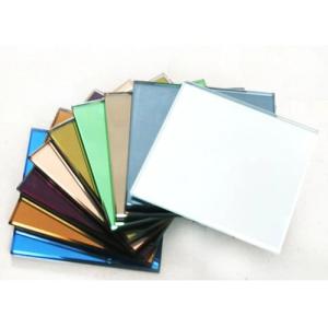 Polished Edge Smooth Colored Tinted Glass For Window And Door