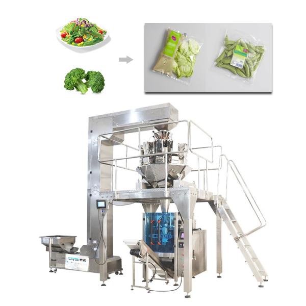 High Accuracy Vegetable Salad Weighing Machine Filling Sealing Packaging