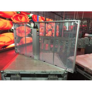1m*0.5m SMD 2020 Transparent LED Video Screen IP33 Show indoor LED Video Wall