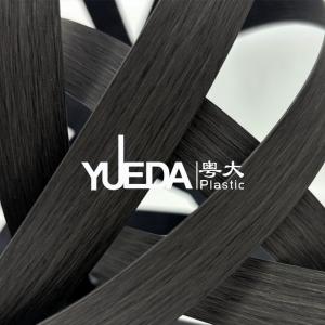 Matte Surface Dark Gray Wood Grain Edge Banding Edging Strip For Kitchen