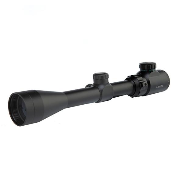 Quality 40MM 3-9x40E Red Fiber Riflescope Dual Illuminated Hunting 323mm wholesale