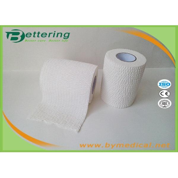 Quality White Soft Cotton EAB Elastic Adhesive Bandage Roll , Tearable Elastic Bandage For Knee wholesale