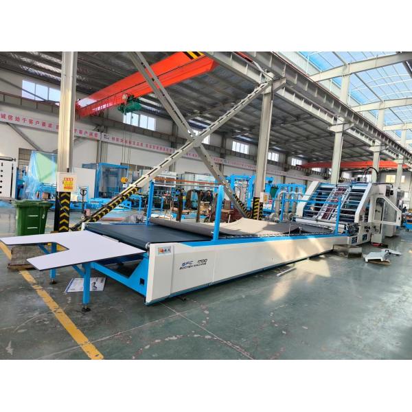 High Speed Sheet To Sheet Laminating Machine For Corrugated Paper With Servo Control And Automatic Correction At 150m/Min