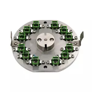 China SC APC Polishing Fixture 12 Connectors Fiber Optic Polishing Kit on sale