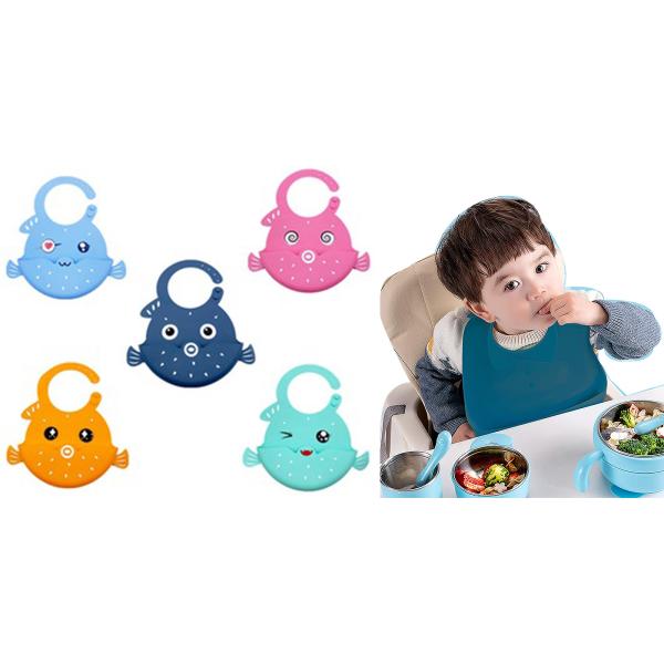 Long Lasting Little Unicorn Bibs , 6 - 36 Months Baby Feeding Bibs Soak Proof