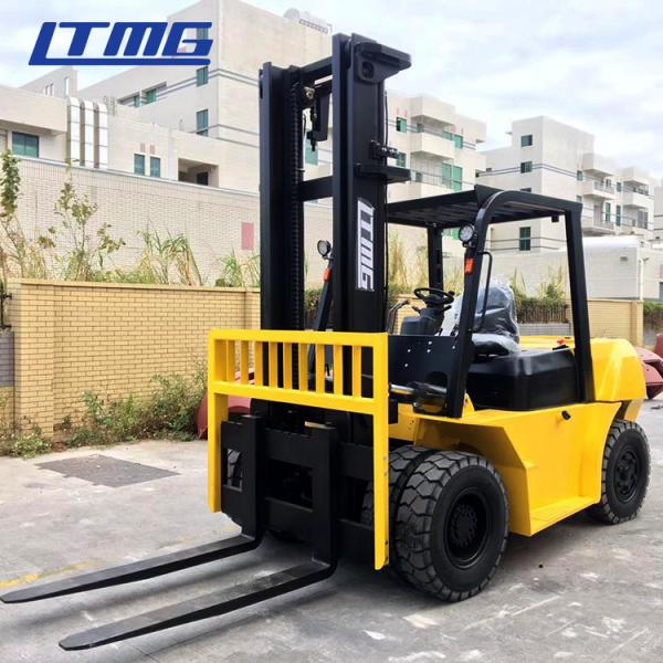 Quality LTMG forklift 7t diesel forklift with three stage mast 4.8m lifting height wholesale