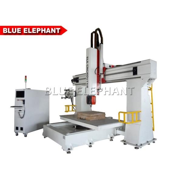 24KW Five Axis Cnc Milling Machine , Cnc Router Engraver Machine Italy HSD Brand