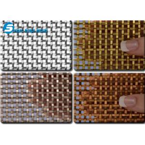Cheap Flat-Wire Decorative Mesh Fandango Bronze for sale