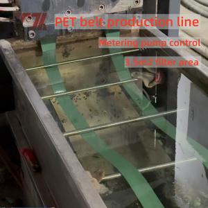 Cheap 9-32mm Width Customized PET 3 Straps Output Making Machine With Large Extrusion 400kg/H for sale