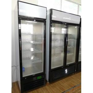 Single Door Commercial Drink Fridge Beverage Display Cooler With LED Light