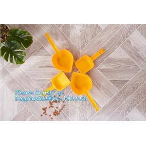 Cheap Dog Cat Pet Food Shovel Scoop Spoon, 500ml and 250ml Durable break -resistant pet food bowl spoon with bag clip, scoop for sale