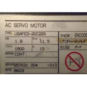 YASKAWA USAFED-20C22S SERVO MOTOR AC MOTOR AC SERVO MOTOR STRAIGH SHAFT
