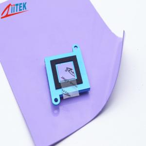 High conductivity 4w Thermal Conductive Pad 2mmT naturally tacky Silicone 55 psi