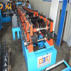 GI Purlin Making Machine Gear Chain Drive 3m Length PLC Touch Screen