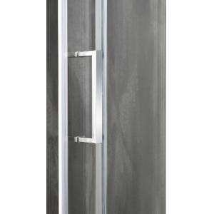 Stylish Square Shower Enclosures With Chromed Profile For Modern