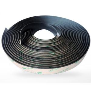 Custom Size D-Type EPDM Foam Adhesive Door Seal Strips Anti-Dust Rubber for