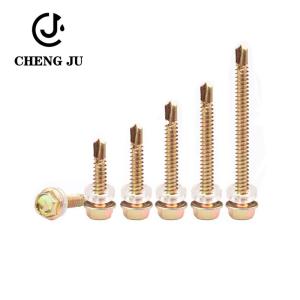 High Strength Zinc Plated Hexagon Socket Rubber Ring Drill Head Screws
