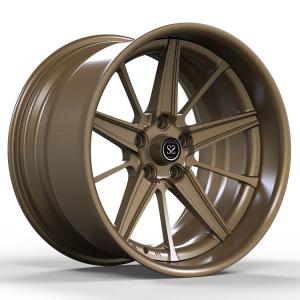 Aluminum Alloy Car Forged Wheels For Sale Custom 2 Piece Wrangler Polished Bronze Rims