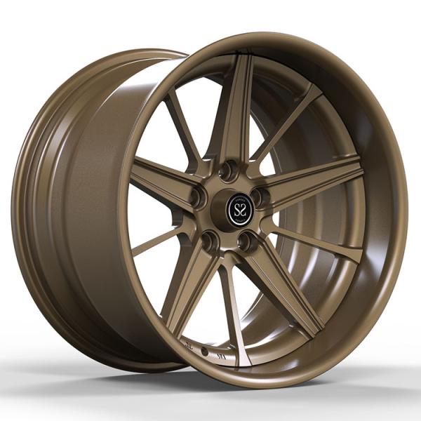 Quality Aluminum Alloy Car Forged Wheels For Sale Custom 2 Piece Wrangler Polished Bronze Rims wholesale