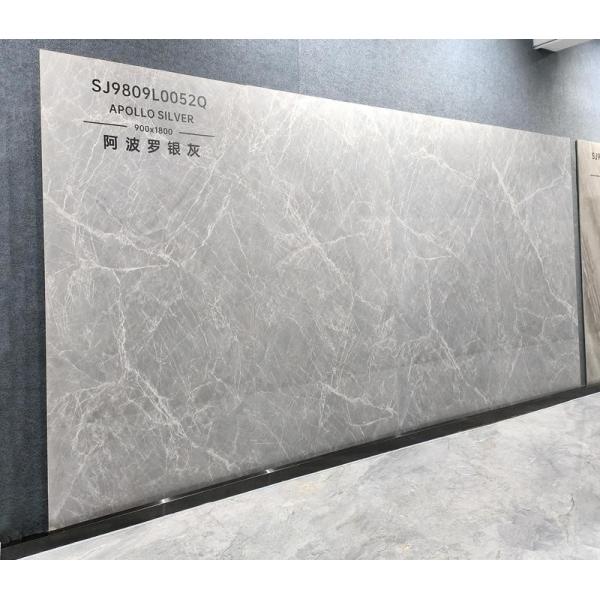 900x1800mm Grey Polished Glazed Porcelain Tile for Floor and Wall