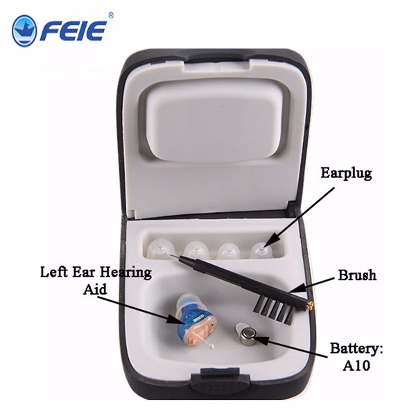 Invisible in The Ear Canal Hearing Aids for Deaf Adults Children S-16A Hearing Aids