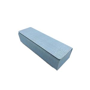 Blue Optical Glasses Case Handmade Hard Case Eyeglass Case With Curve Pattern
