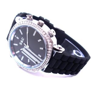 12 Mega Pix Voice Activated Watch Waterproof Small Hidden Spy Cameras With Wide