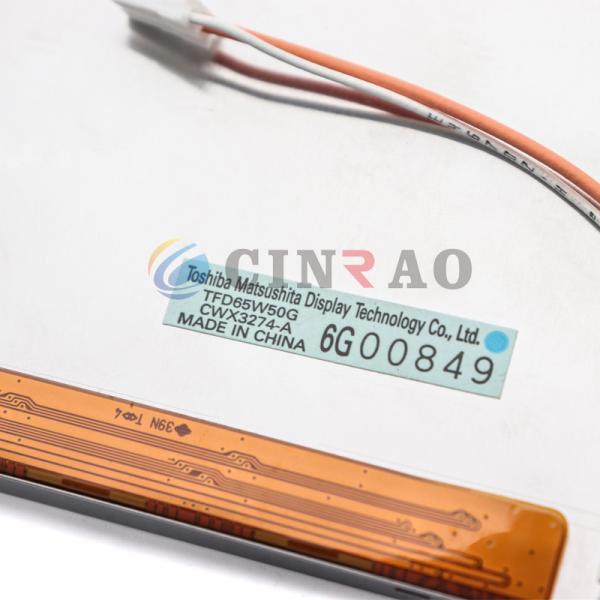 6.5 INCH Toshiba TFD65W50G TFT LCD Screen Display Panel For Car GPS Auto Spare Parts