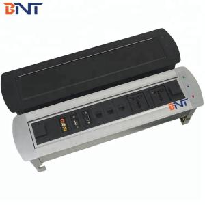 BNT Tabletop Hidden Outlet With Selectable Connector for Office Room EK9231