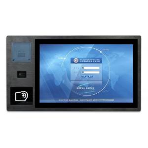 Cheap 19 Inch Touch Screen Industrial Computer Self Service Terminal With Printer NFC RFID Reader Barcode Scanner for sale