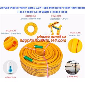 PVC reinforced oxygen acetylene twin hose PVC welding hose Tygon Material Oxygen