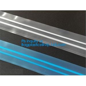 plastic flange zipper without teeth, PP/PE/PVC/EVA Plastic Flange Zipper For