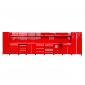 Black Steel Workbench Combination Tool Cabinet for Workshop Storage Cold Rolled