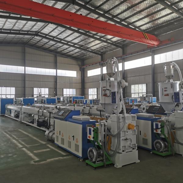 Quality US Pipe Extruder for High Speed Water Supply HDPE/PPR/PVC Line Advanced Technology wholesale