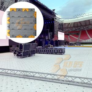 Polypropylene Interlocking Temporary Portable Event Flooring Concert Stadium