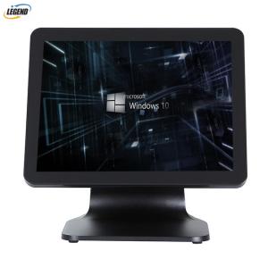 Cheap 400 CD/㎡ Brightness Touch Screen POS System 15 '' Capacitive All In One 1024 x 768 Pixels for sale