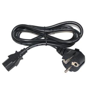 EU 3-Pin Schuko Plug to C13 Power Cord 0.75mm² HO5VV-F